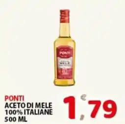 Premium Supermercati Ponti aceto di mele offerta