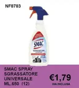 Italy Cash and Carry Smac spray sgrassatore universale offerta