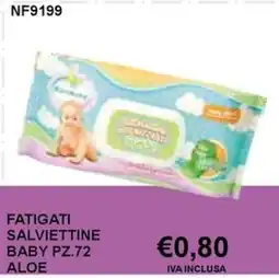 Italy Cash and Carry Fatigati salviettine baby aloe offerta
