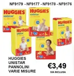 Italy Cash and Carry Huggies unistar pannolini offerta