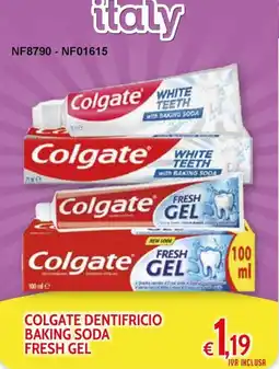 Italy Cash and Carry Colgate dentifricio baking soda fresh gel offerta