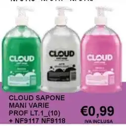 Italy Cash and Carry Cloud sapone mani varie offerta