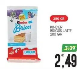 SpesAmica Kinder Brioss Latte offerta