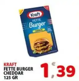 Premium Supermercati Kraft Fette Burger Cheddar offerta