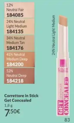 Avon Get Concealed Correttore in Stick offerta