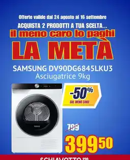 Schiavotto Samsung Asciugatrice 9kg offerta