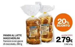 Superconti Panini al latte Mago Merlini offerta