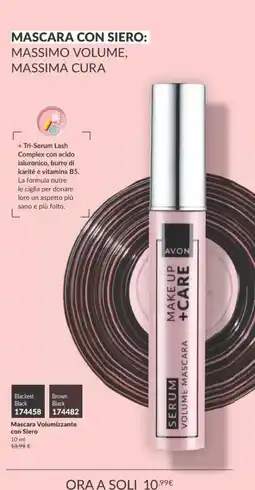 Avon Avon Mascara Volumizzante con Siero offerta