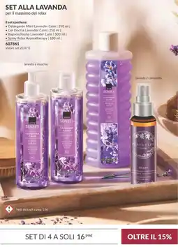 Avon Set alla lavanda Avon Senses offerta