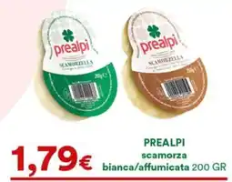 Supermercati Pasquale Prisco Prealpi scamorza offerta