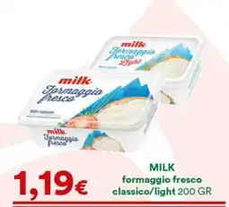 Supermercati Pasquale Prisco Milk formaggio fresco offerta