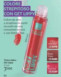 Avon Avon Tinta Labbra Get Lippy offerta