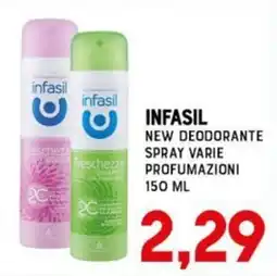 Gran Risparmio Infasil new deodorante spray offerta