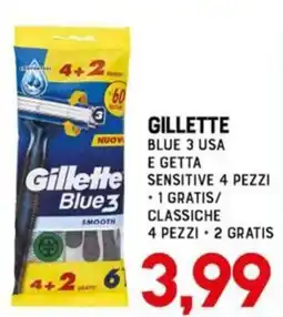 Gran Risparmio Gillette Blue 3 offerta