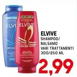 Gran Risparmio Elvive shampoo/balsamo vari trattamenti offerta