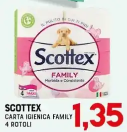 Gran Risparmio Scottex carta igienica family offerta