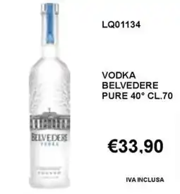 Italy Cash and Carry Vodka Belvedere Pure offerta
