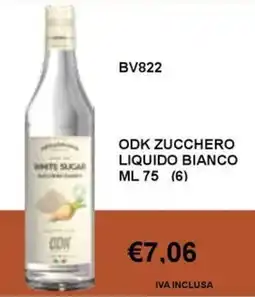 Italy Cash and Carry ODK Zucchero liquido bianco offerta
