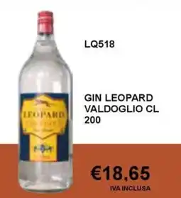 Italy Cash and Carry Gin Leopard Valdoglio offerta