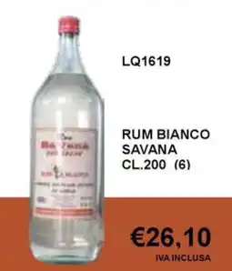 Italy Cash and Carry Rum bianco savana offerta