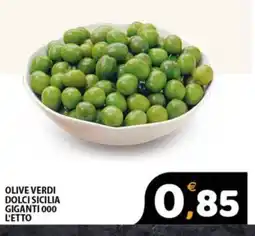 Premium Supermercati Olive verdi dolci sicilia giganti 000 offerta