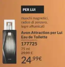 Avon Avon Attraction per Lui Eau de Toilette offerta