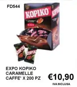 Italy Cash and Carry Expo Kopiko Caramelle Caffè offerta