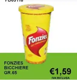 Italy Cash and Carry Fonzies bicchiere offerta