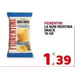 Il Centro Superstore Fiorentini la non patatina snack offerta