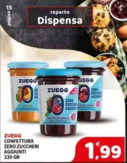 Il Centro Superstore Zuegg confettura zero zuccheri aggiunti offerta