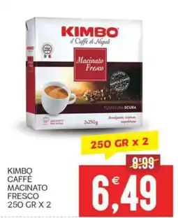 SpesAmica Kimbo caffè macinato fresco offerta