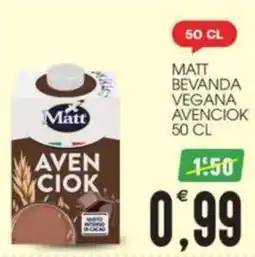 SpesAmica Matt bevanda vegana avencioik offerta