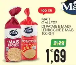 SpesAmica Matt Gallette di patate e mais offerta