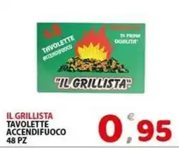 Il Centro Superstore Tavolette accendifuoco Il Grillista offerta