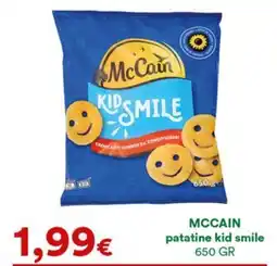 Supermercati Pasquale Prisco McCain patatine kid smile offerta