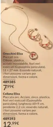 Avon Orecchini Eliza offerta