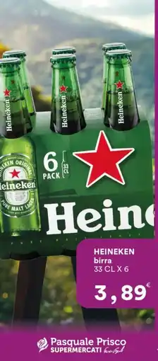 Supermercati Pasquale Prisco Heineken birra offerta