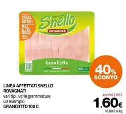 Superconti Affettati Snello GranCotto offerta