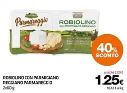 Superconti Robiolino con Parmigiano Reggiano Parmareggio offerta