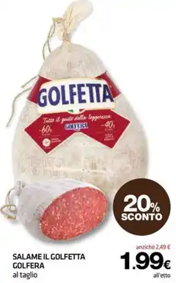 Superconti Salame il golfetta golfera offerta