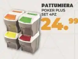 Amashop Pattumiera Poker Plus offerta