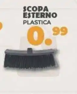Amashop Scopa esterno plastica offerta