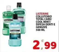 Il Centro Superstore Listerine collutorio total care cool mint offerta