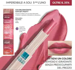 Avon Avon Stilo Labbra Get Pouty offerta