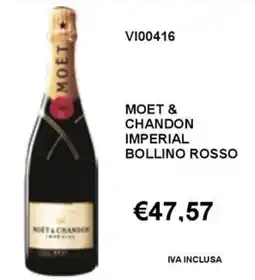 Italy Cash and Carry Moët & Chandon Imperial Bollino Rosso offerta