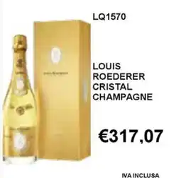 Italy Cash and Carry Louis Roederer Cristal Champagne offerta