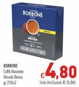 Cash & Carry Grossy Borbone Caffè Macinato Miscela Decisa offerta