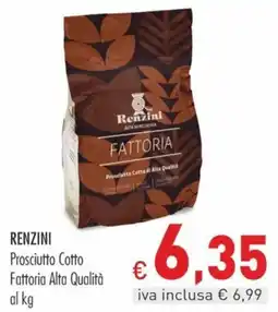 Cash & Carry Grossy Renzini Prosciutto Cotto Fattoria Alta Qualità offerta