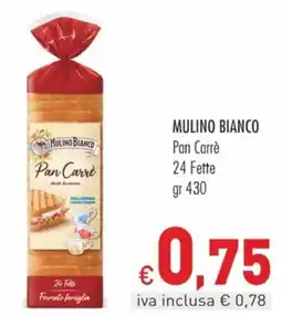 Cash & Carry Grossy Mulino Bianco Pan Carrè offerta