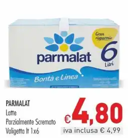 Cash & Carry Grossy Parmalat Latte Parzialmente Scremato offerta